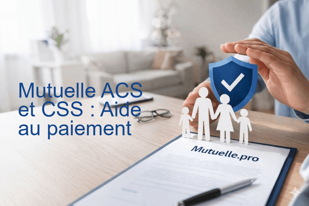 Mutuelle ACS et CSS : Aide au paiement