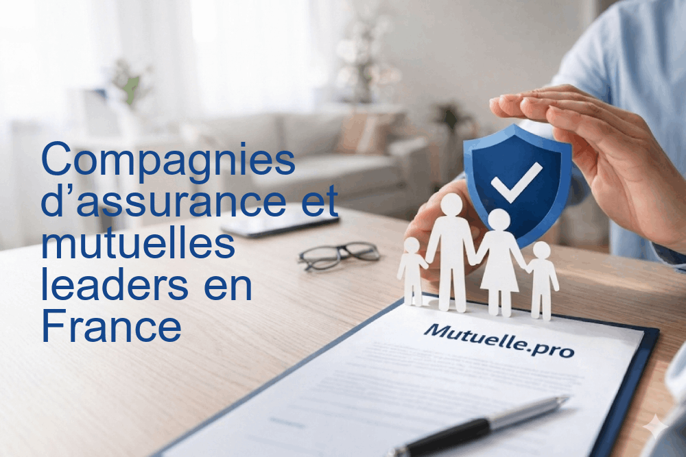 Compagnies d’assurance et mutuelles leaders en France