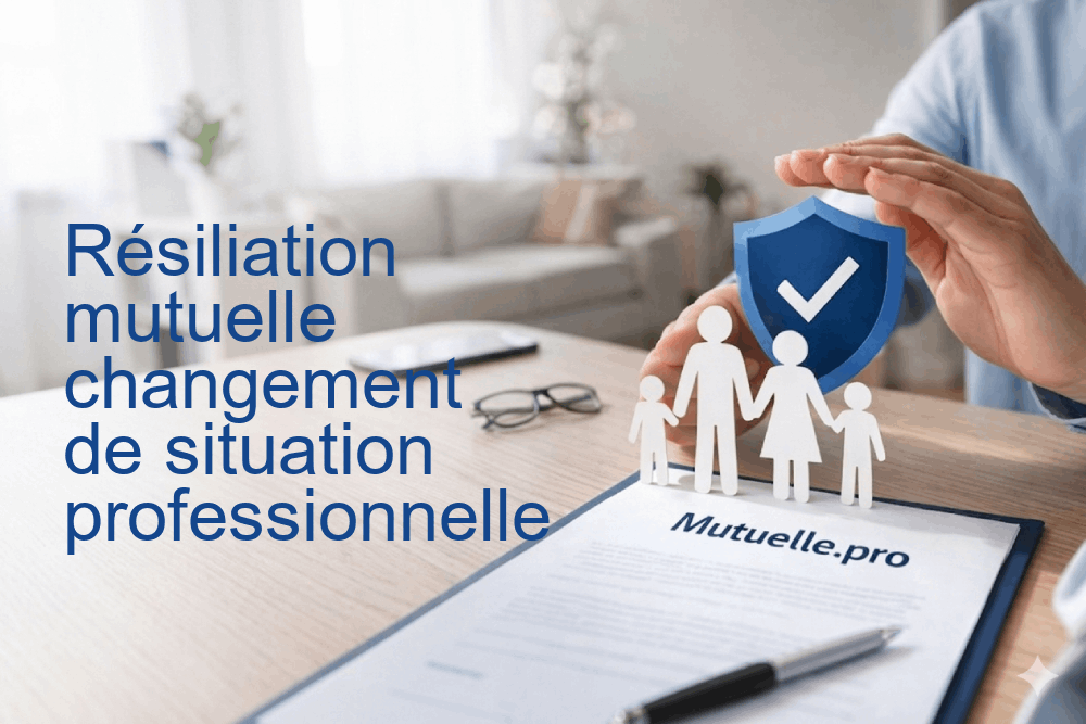 Résiliation mutuelle changement de situation professionnelle